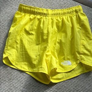 The North Face Neon Yellow Women's Athletic Shorts